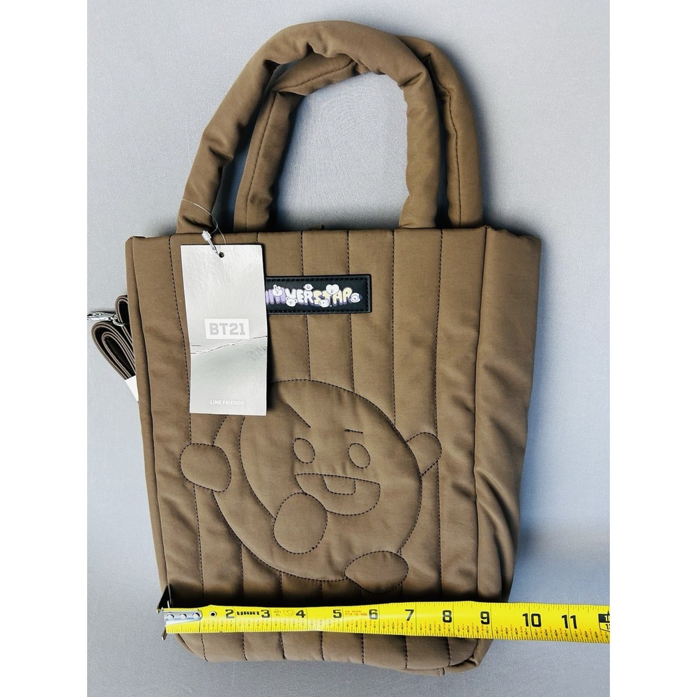Universtar BT21 Shooky Quilted Tote Bag NEW With Tags - Picture 9 of 11